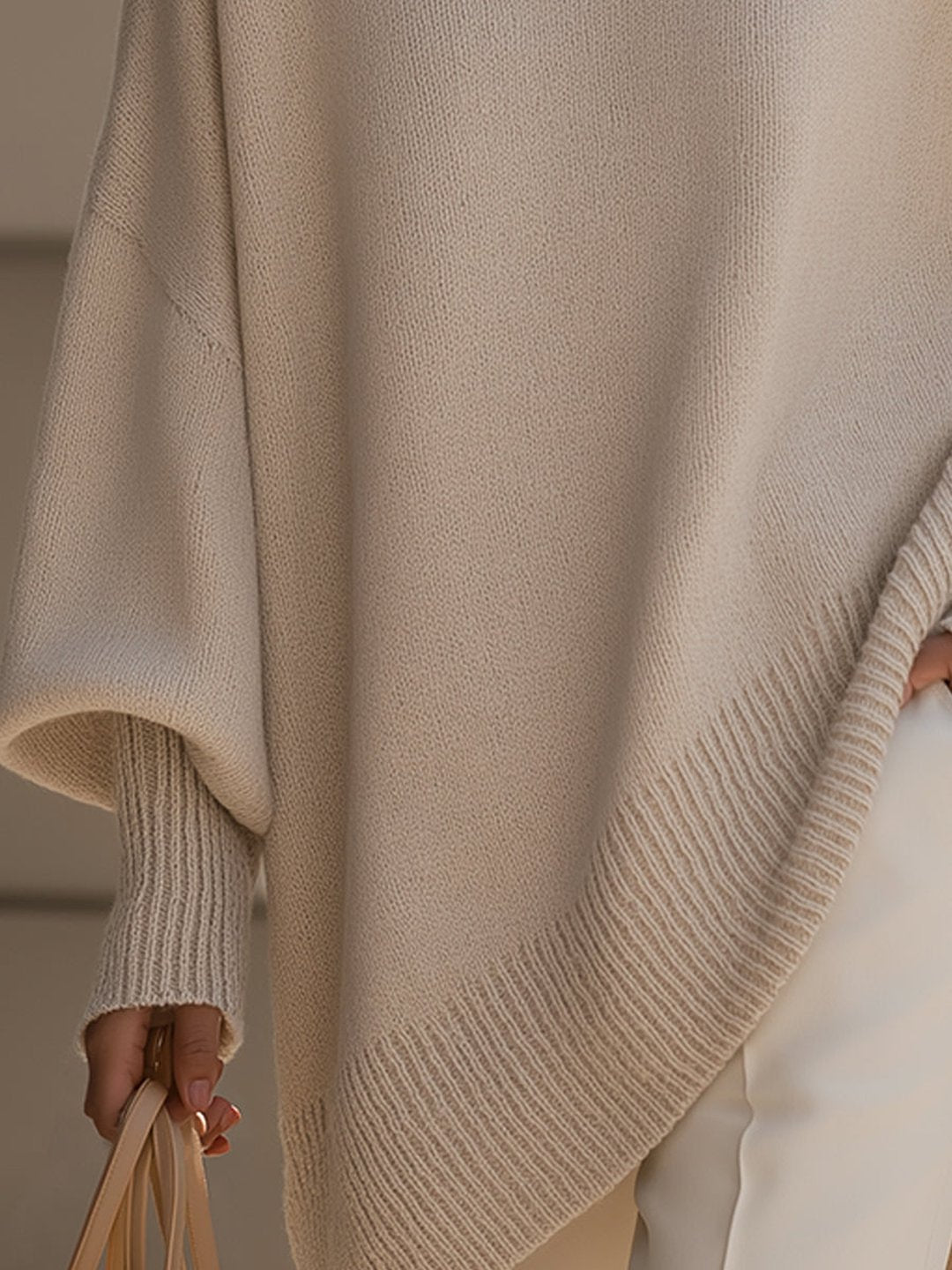 Rosalba | Pull ample drapé col large