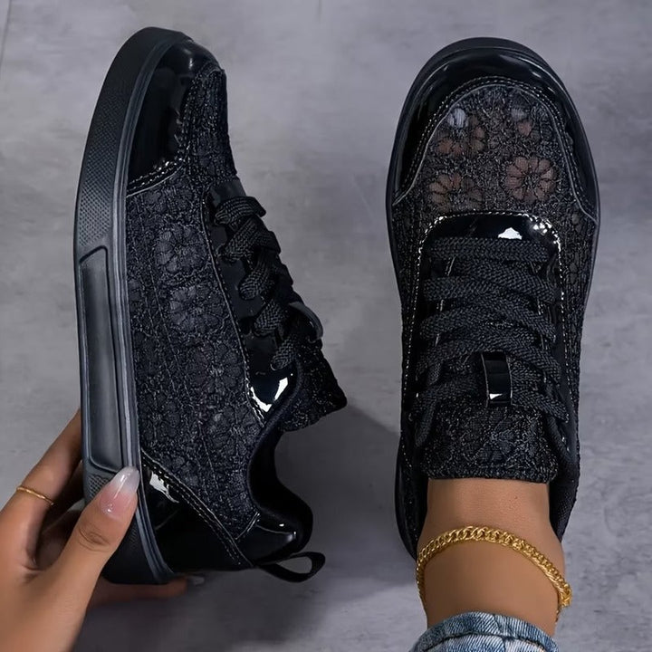 Hollis | Baskets dentelle florale