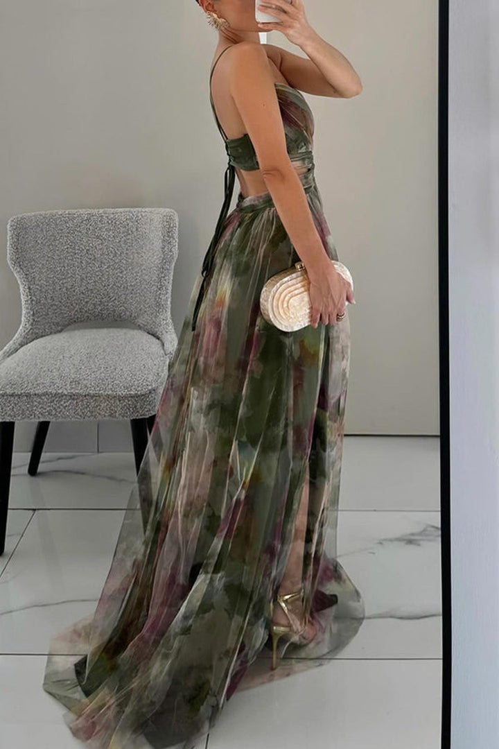 Laurel | Robe maxi chiffon