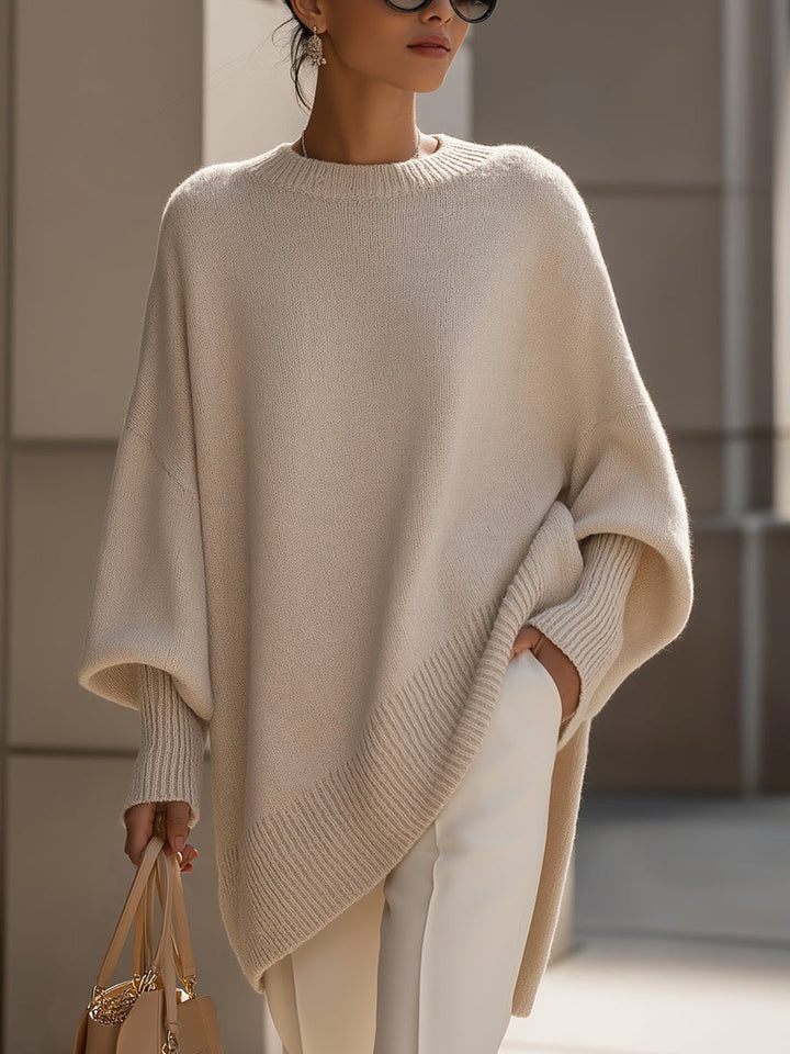 Rosalba | Pull ample drapé col large