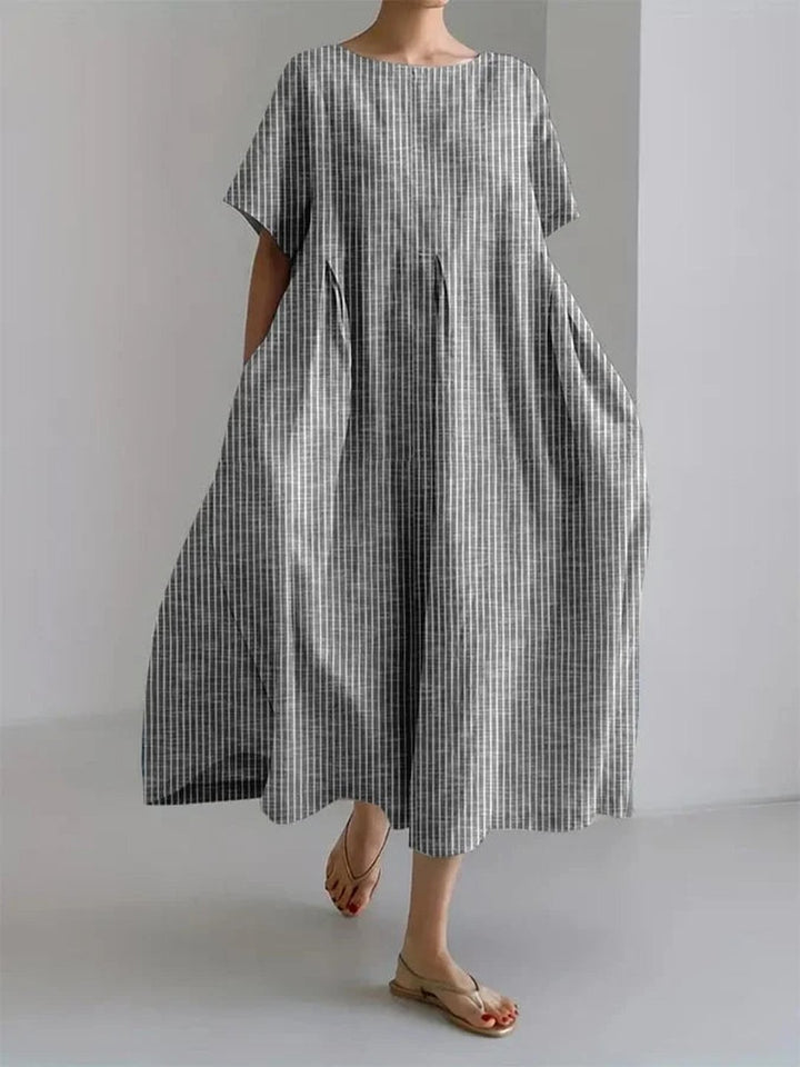 Susana | Robe blanche fleurie d'été