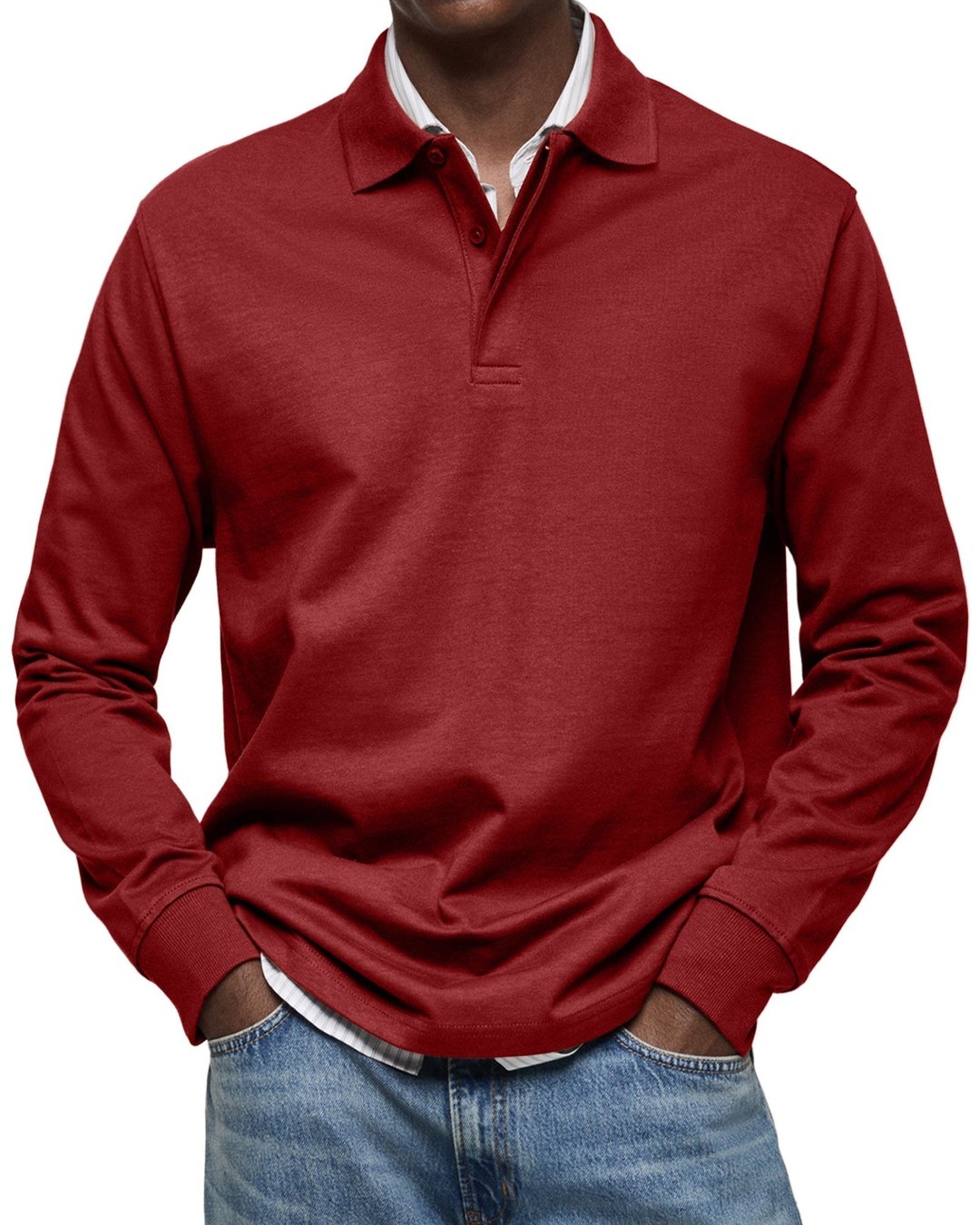Grant | Polo luxe manches longues