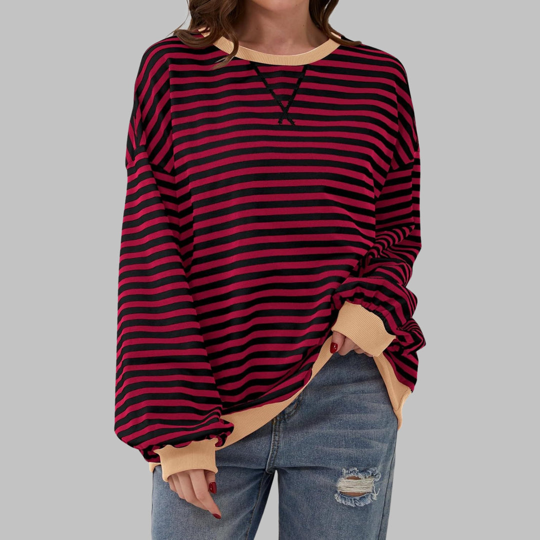 Lynne | Chemise rayée manches longues