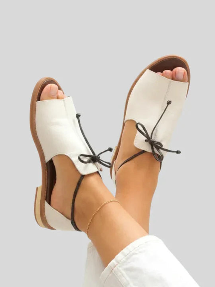 Sidonie | Sandales cuir à lanières