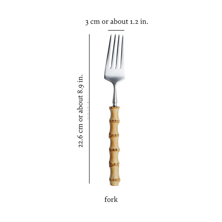 ZenWare | Natural Bamboo Flatware Set