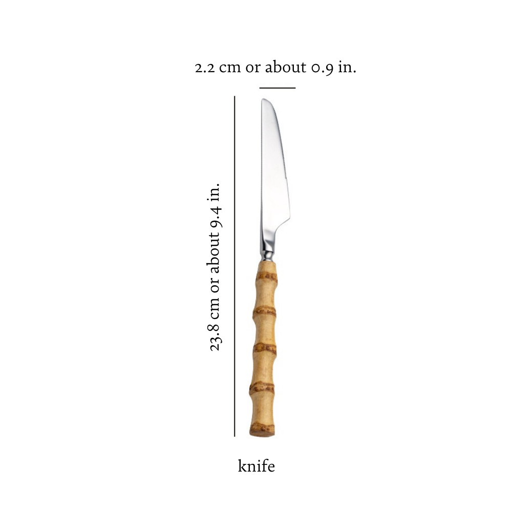 ZenWare | Natural Bamboo Flatware Set