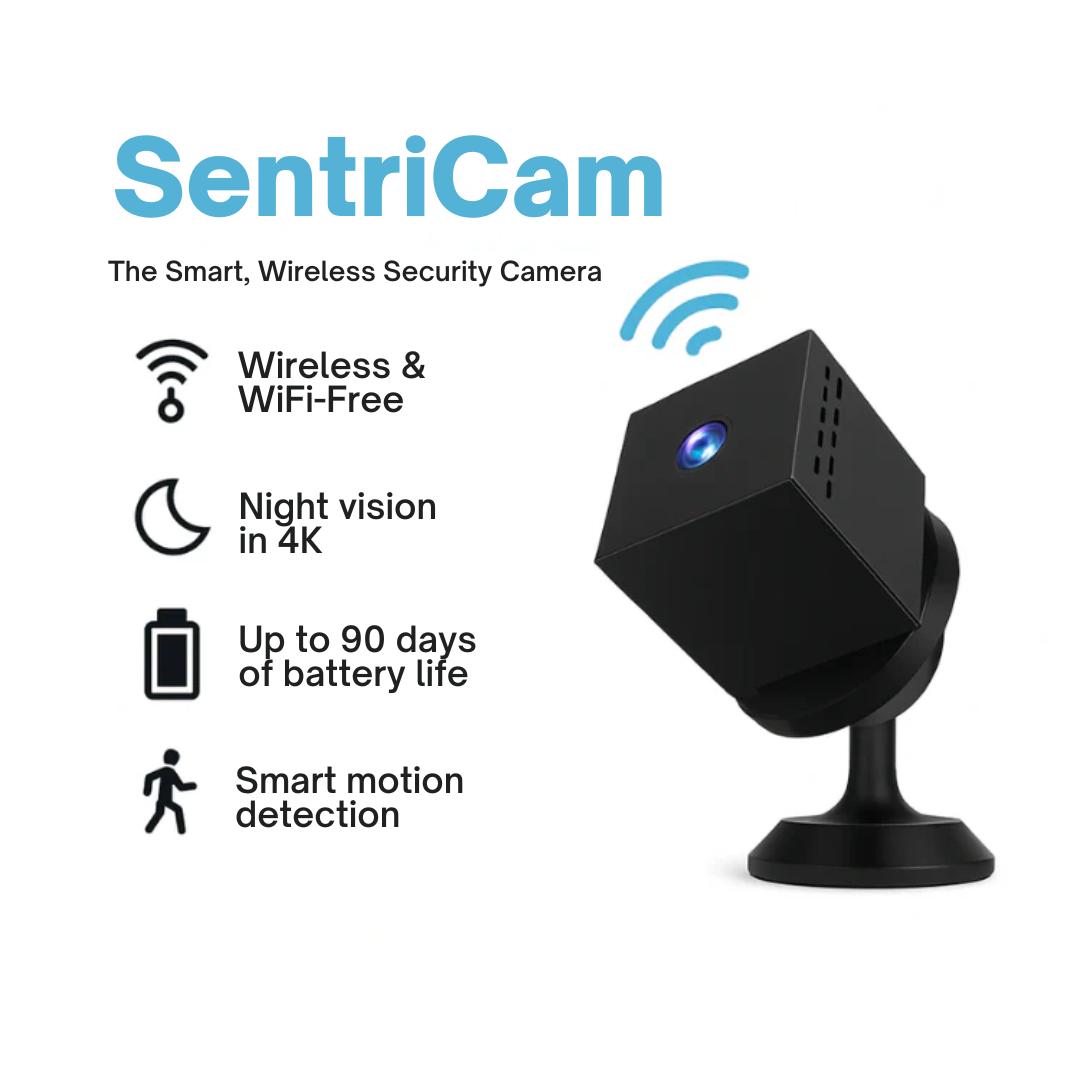 SentriCam | The Smart, Wireless Security Camera