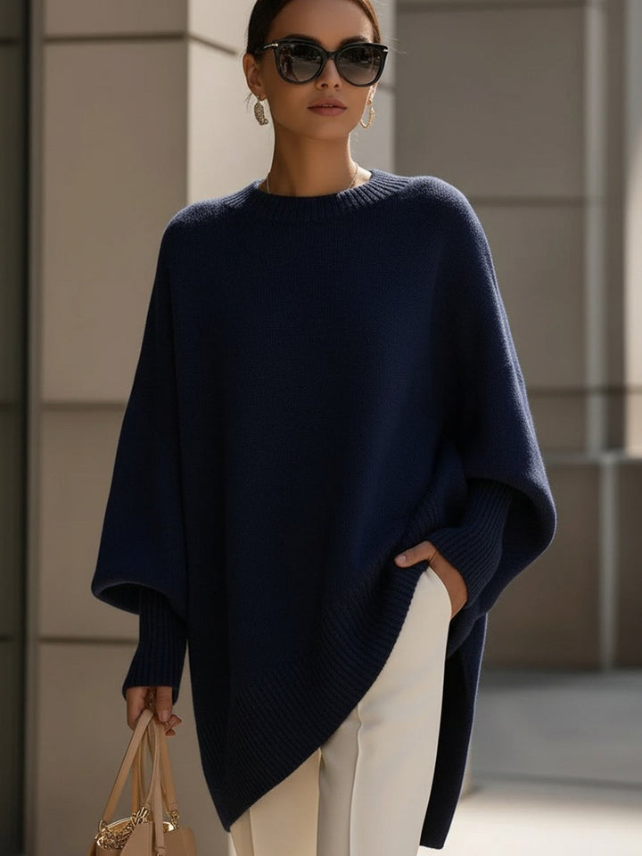 Rosalba | Pull ample drapé col large