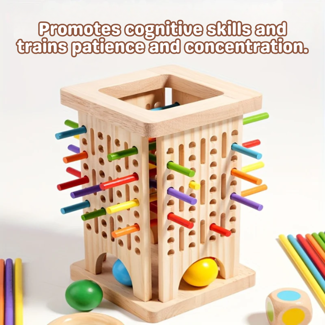 SmartStick | Three-in-One Wooden Stick Game