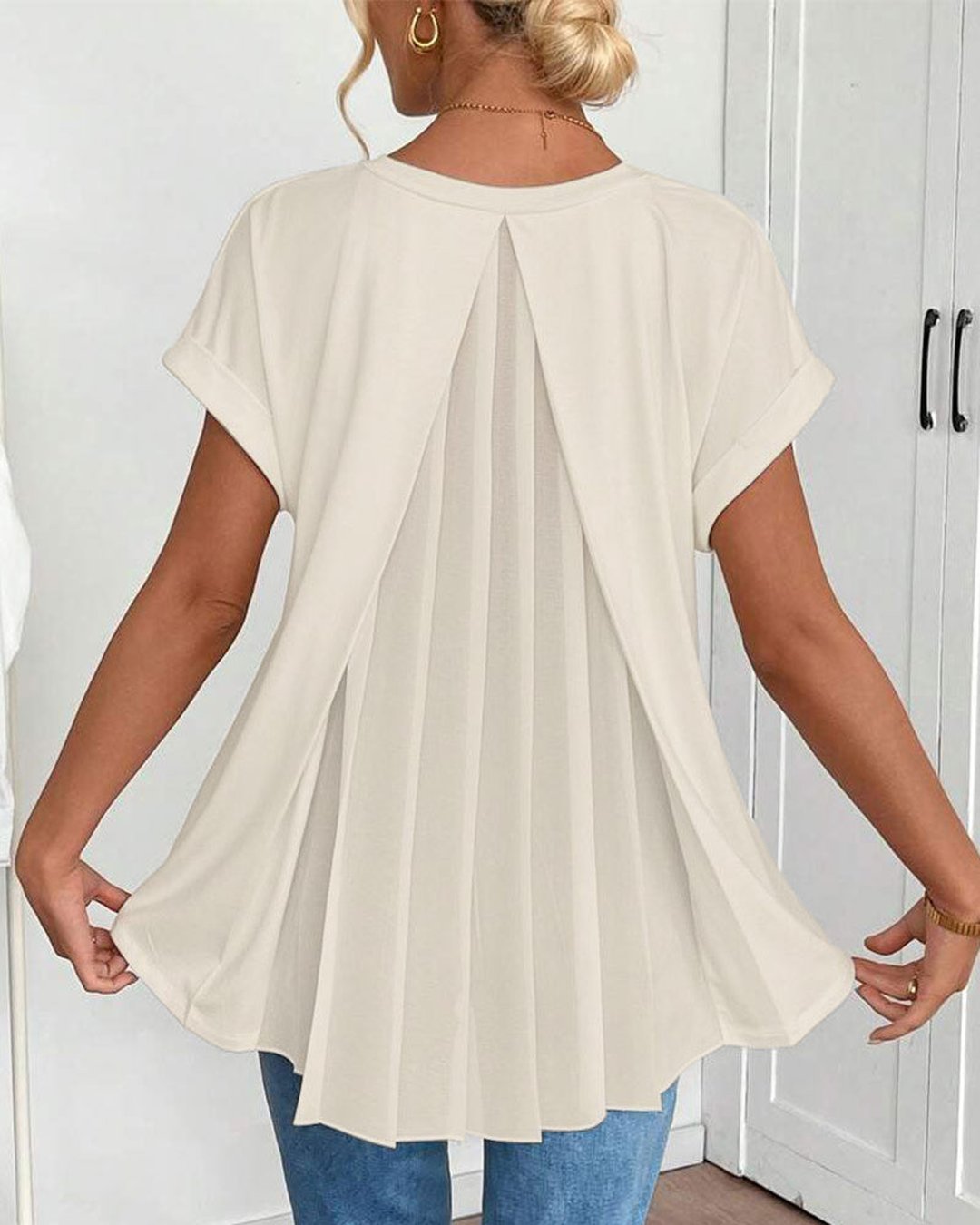 Lucretia | T-shirt patchwork manches courtes