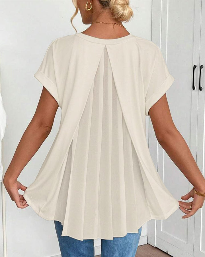 Lucretia | T-shirt patchwork manches courtes