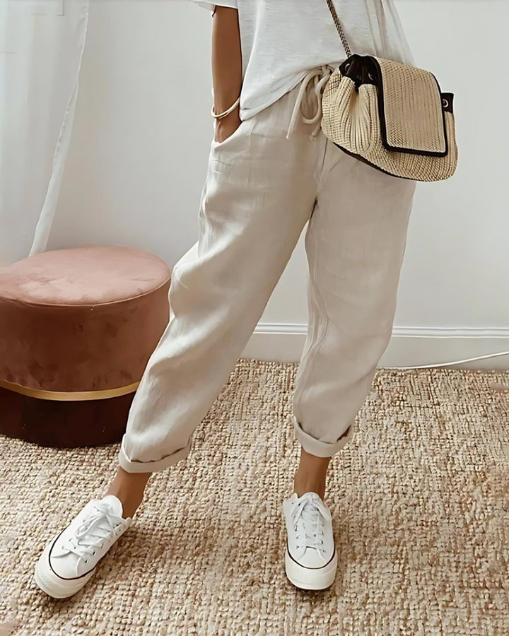 Penelope | Pantalon lin respirant