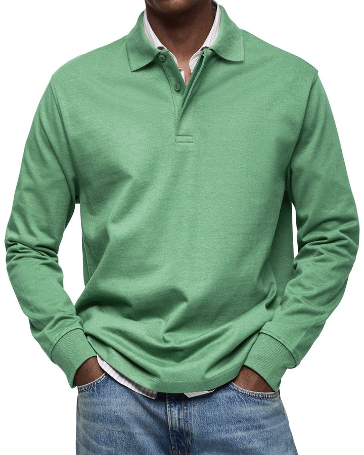Grant | Polo luxe manches longues