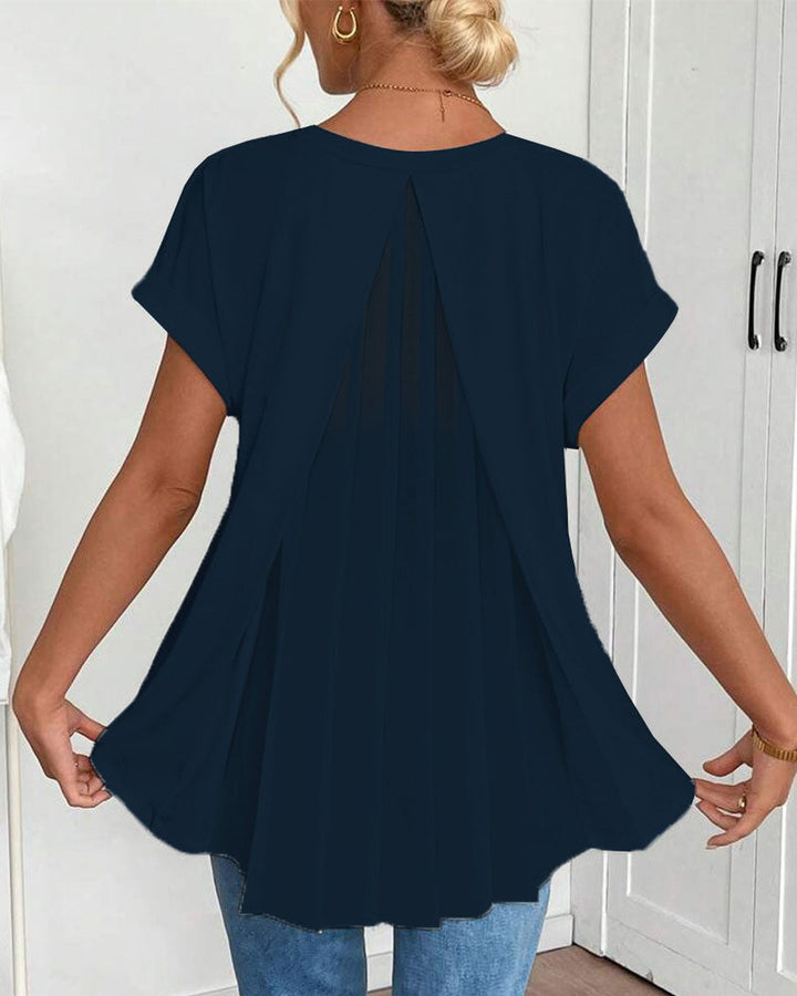 Lucretia | T-shirt patchwork manches courtes