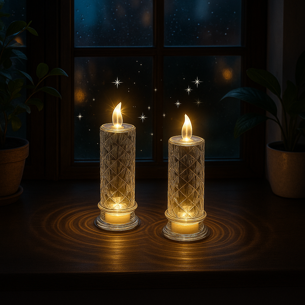 FlamePetal | Flameless Candle with Rose Shadow