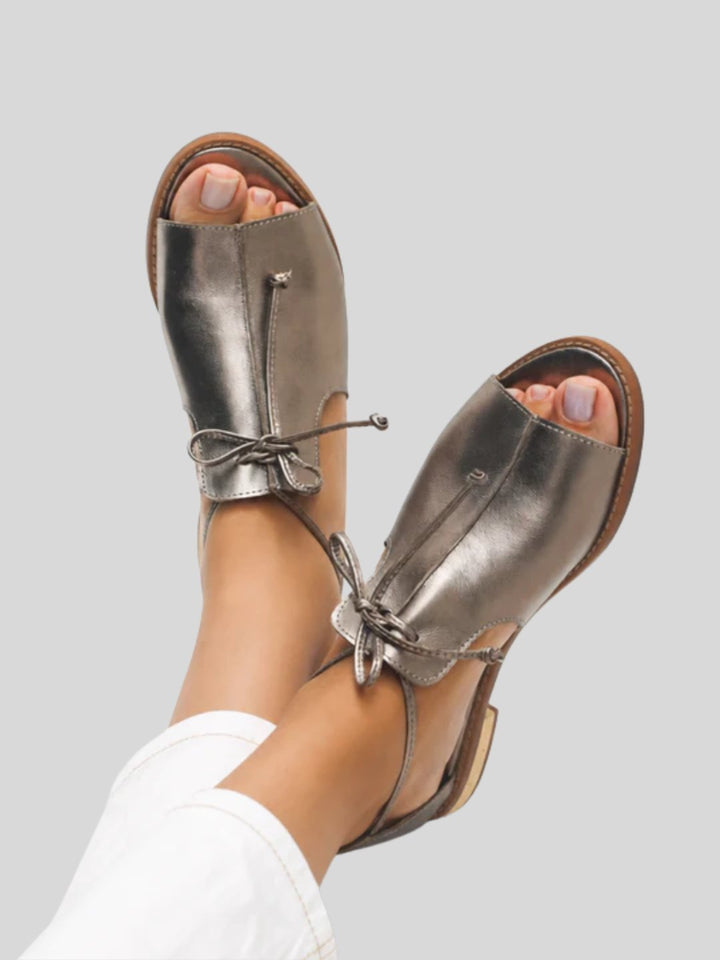 Sidonie | Sandales cuir à lanières