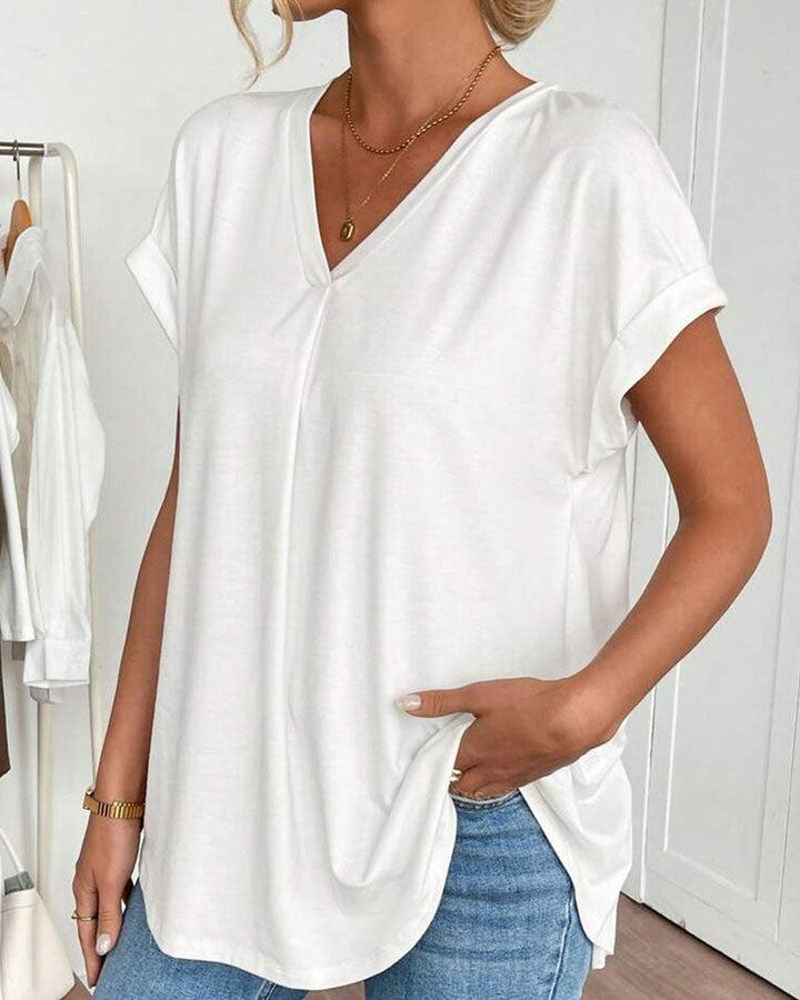 Lucretia | T-shirt patchwork manches courtes