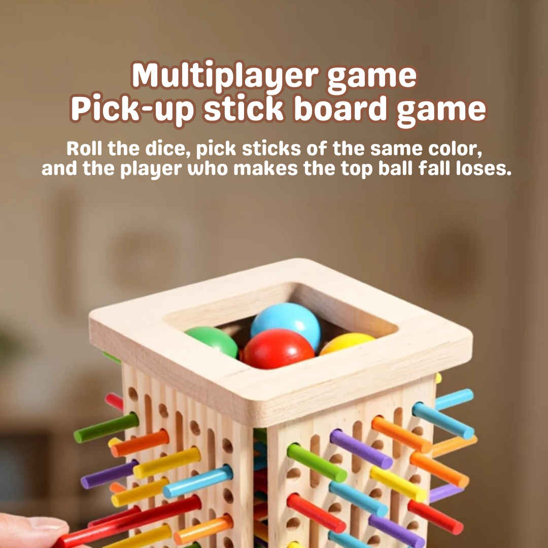 SmartStick | Three-in-One Wooden Stick Game