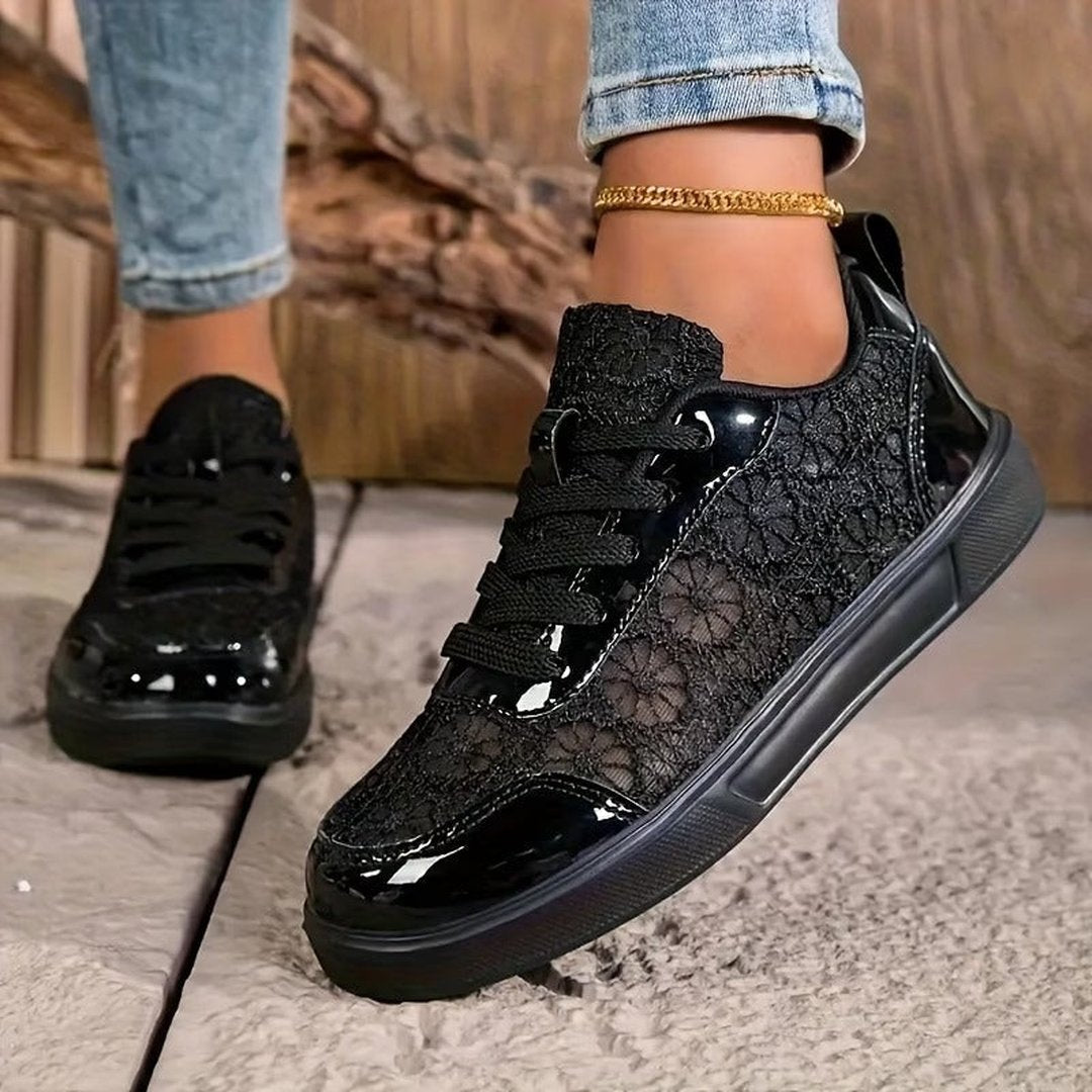 Hollis | Baskets dentelle florale
