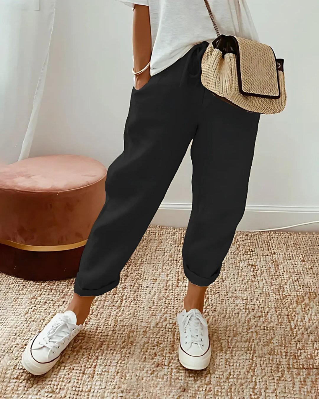 Penelope | Pantalon lin respirant