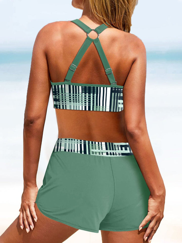 Gisele | Bikini taille haute côtelé