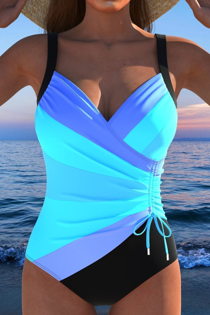 Catherine | Maillot de bain effet gainant devant noué