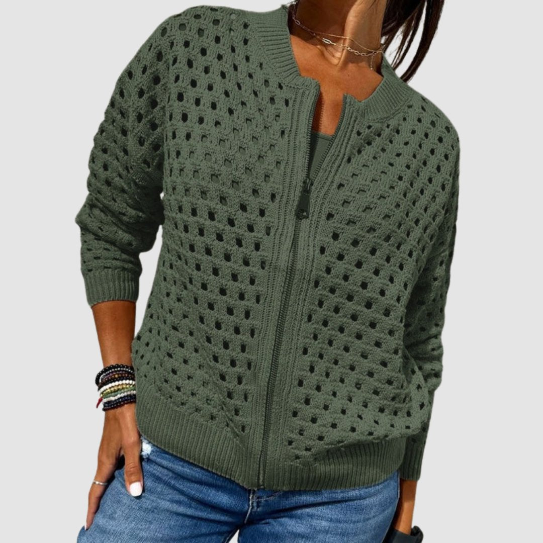 Hermione | Cardigan tricoté premium