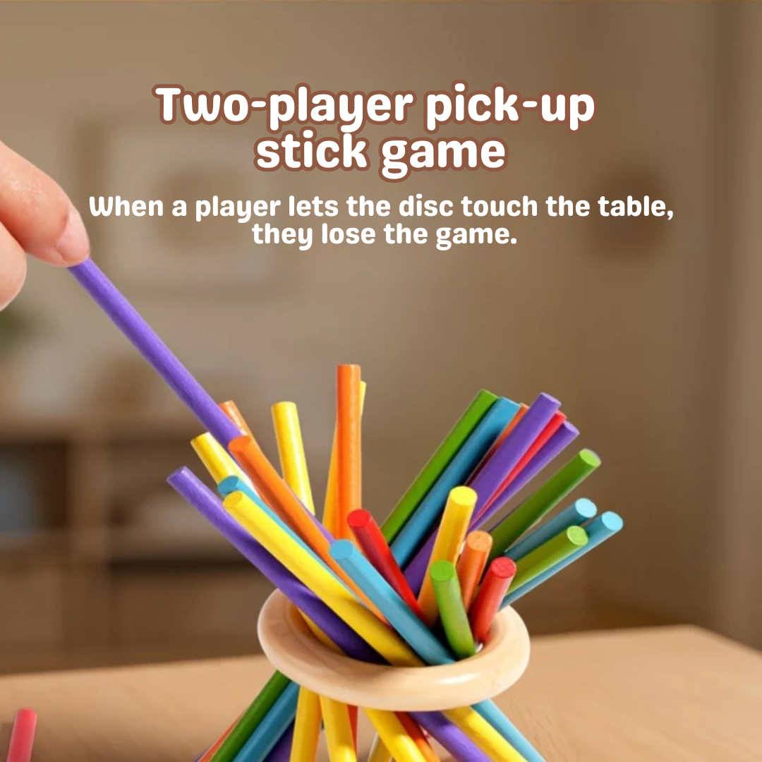 SmartStick | Three-in-One Wooden Stick Game