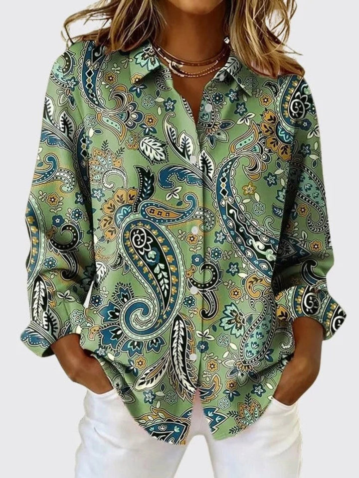 Cheri | Blouse imprimé paisley boutonnée