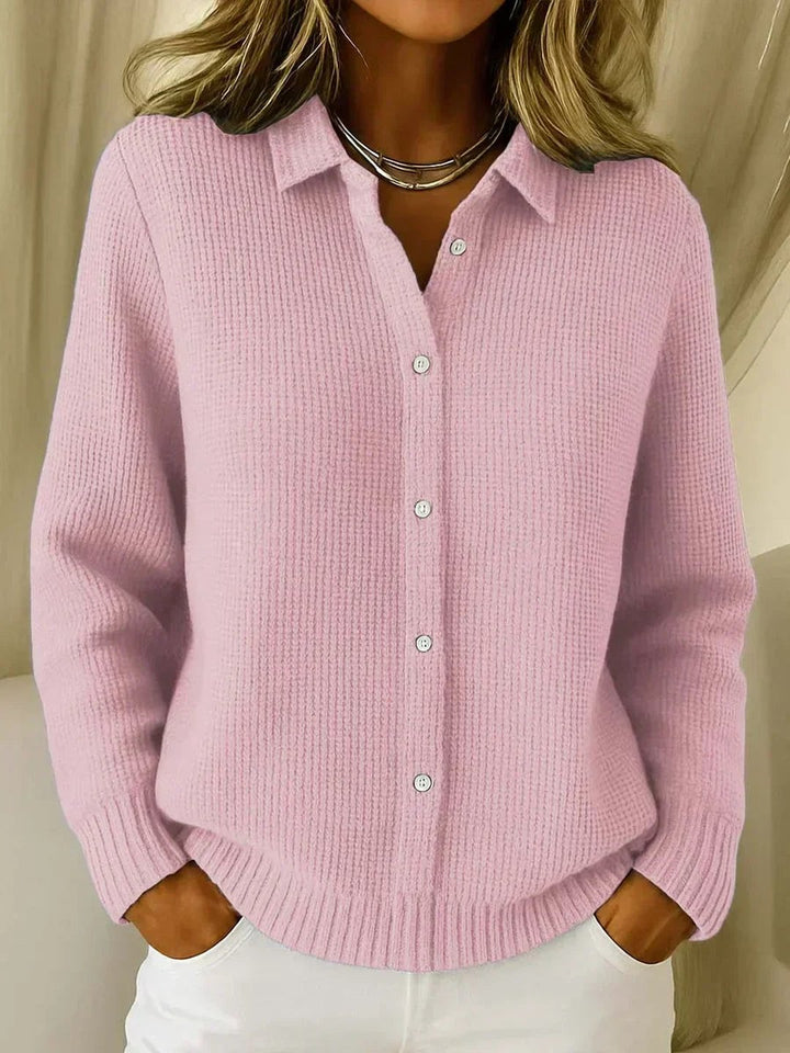 Griseldis | Cardigan tricoté texturé boutonné