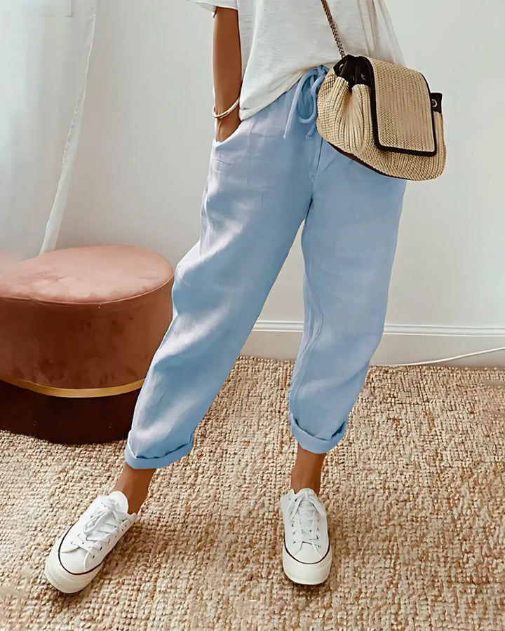 Penelope | Pantalon lin respirant