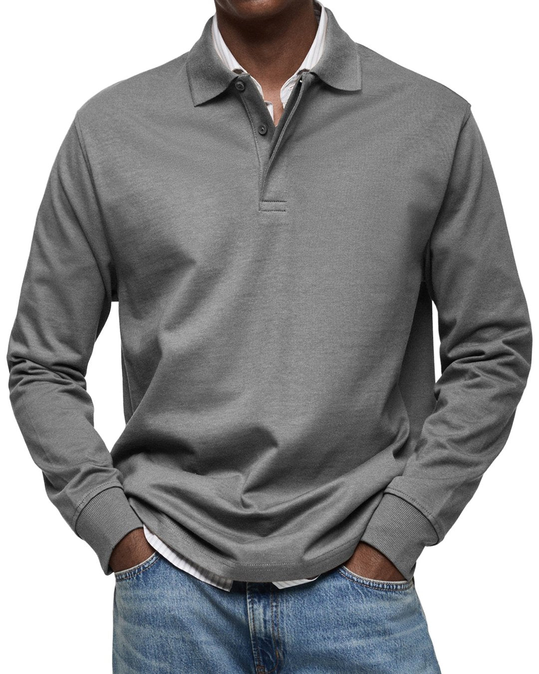 Grant | Polo luxe manches longues