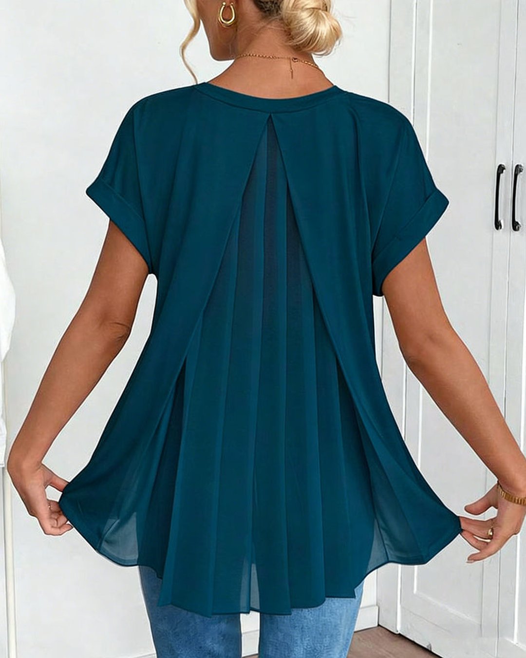 Lucretia | T-shirt patchwork manches courtes