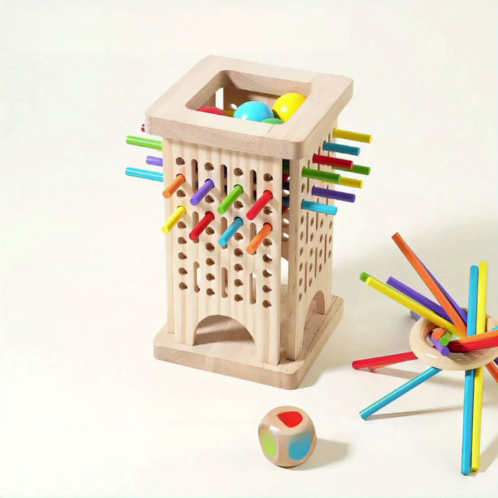 SmartStick | Three-in-One Wooden Stick Game
