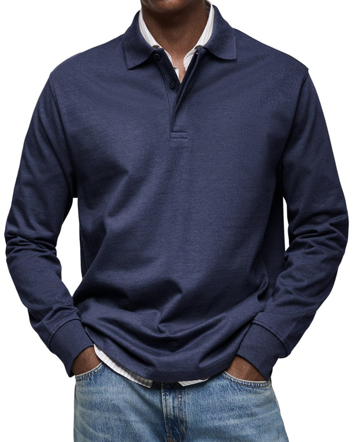 Grant | Polo luxe manches longues