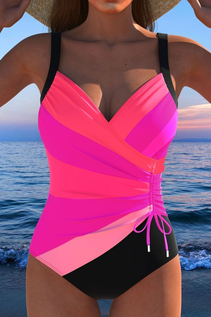 Catherine | Maillot de bain effet gainant devant noué