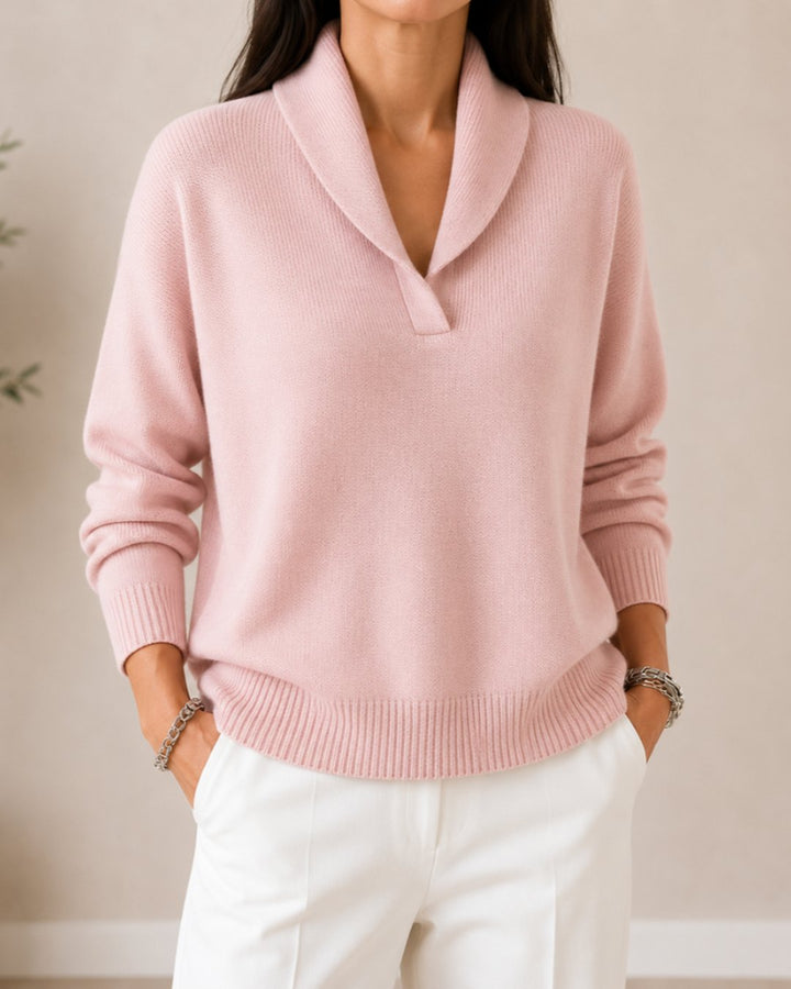 Sharlene | Pull intemporel col v