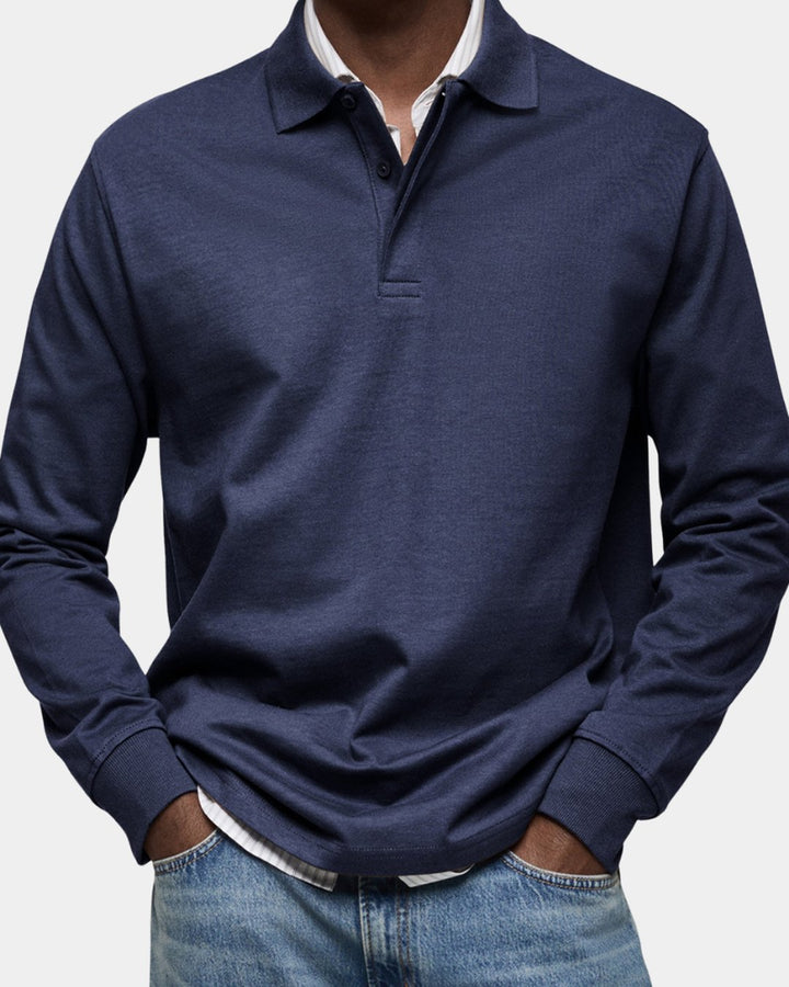 Grant | Polo luxe manches longues