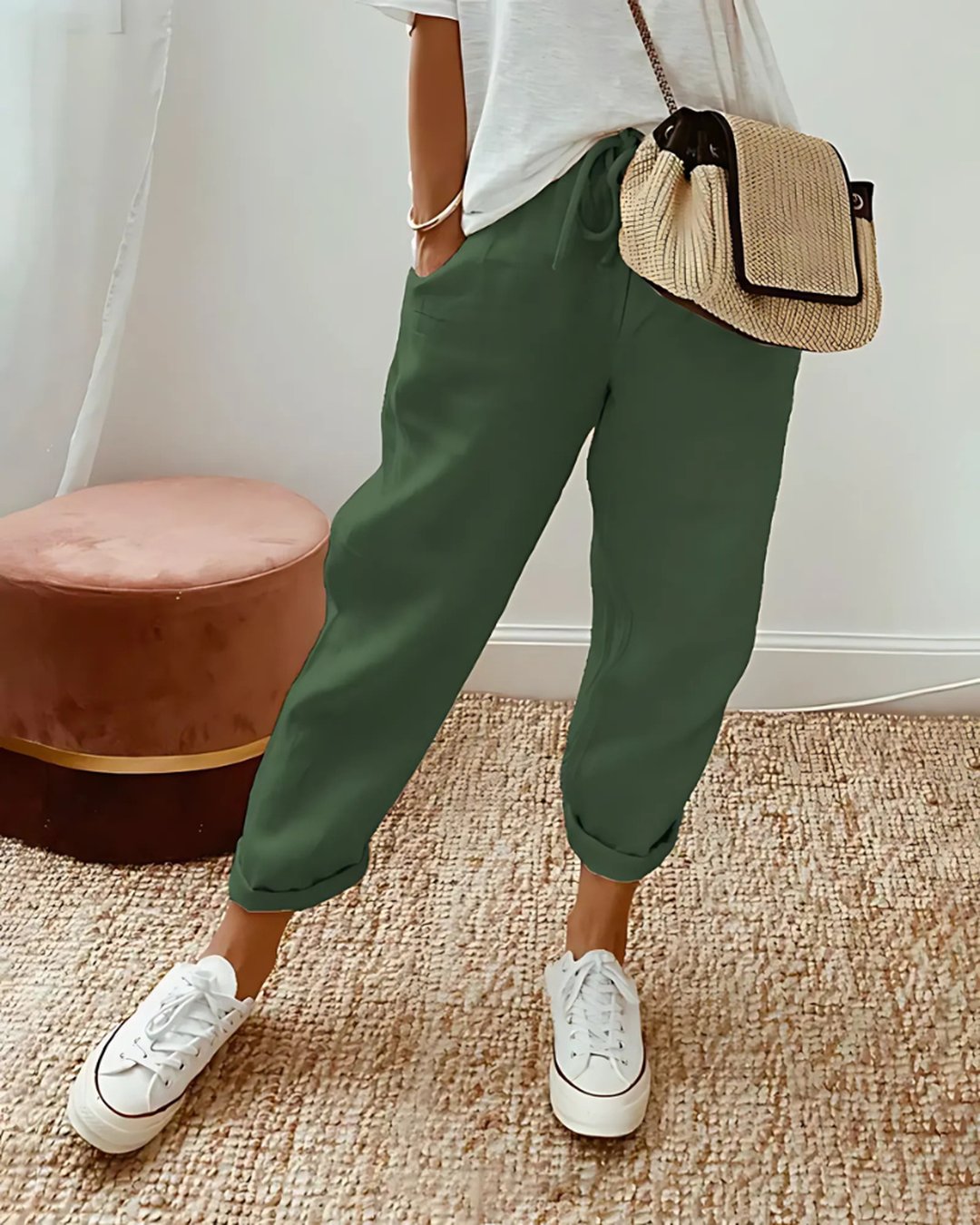 Penelope | Pantalon lin respirant