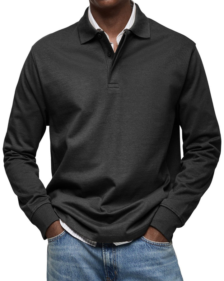 Grant | Polo luxe manches longues