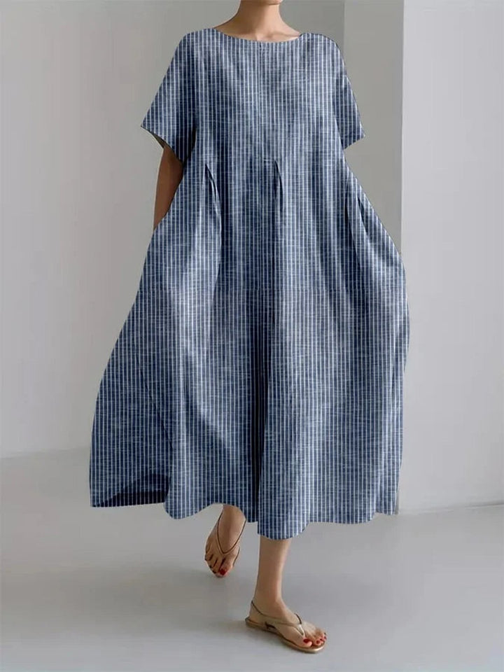 Susana | Robe blanche fleurie d'été