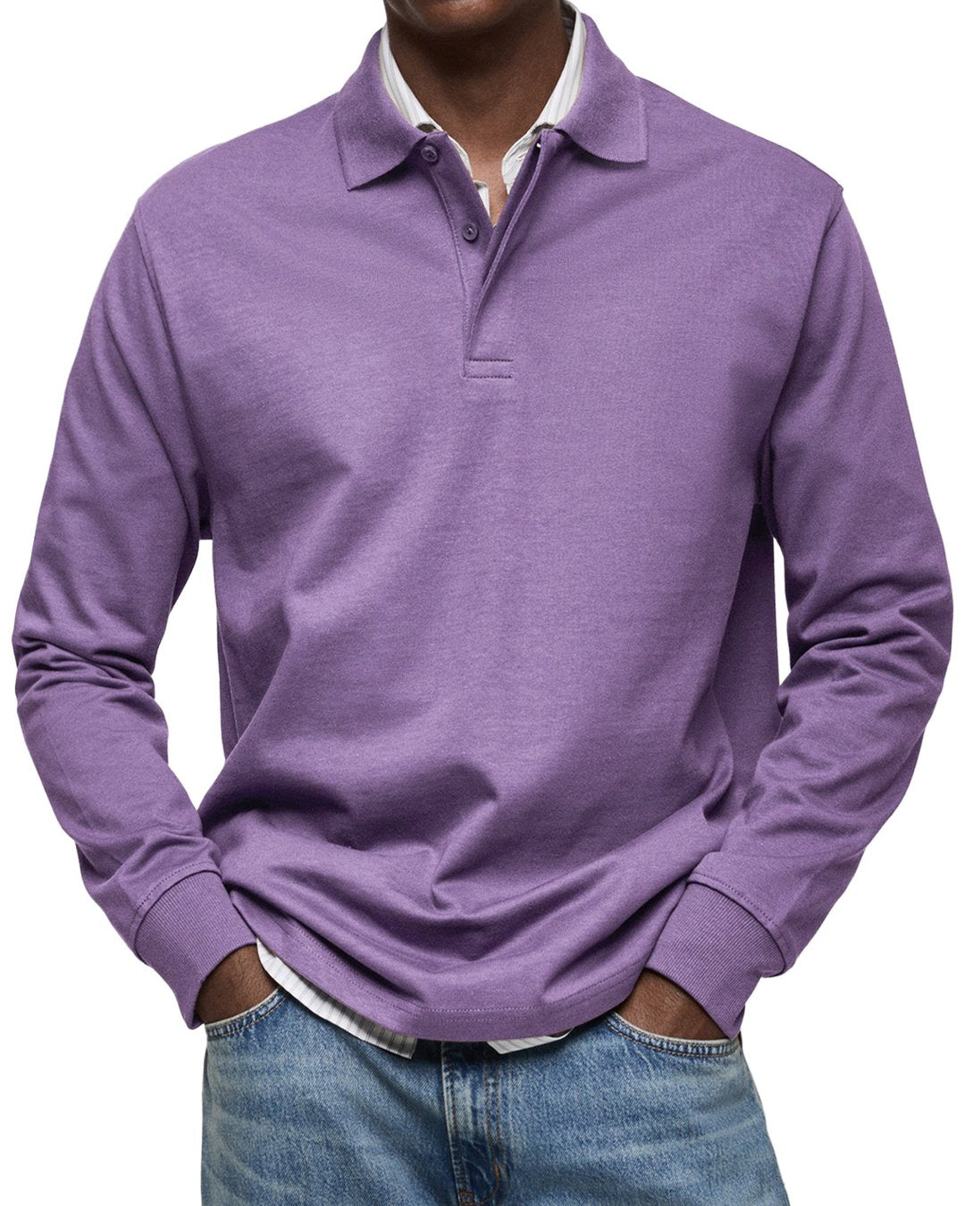Grant | Polo luxe manches longues