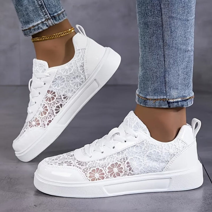 Hollis | Baskets dentelle florale