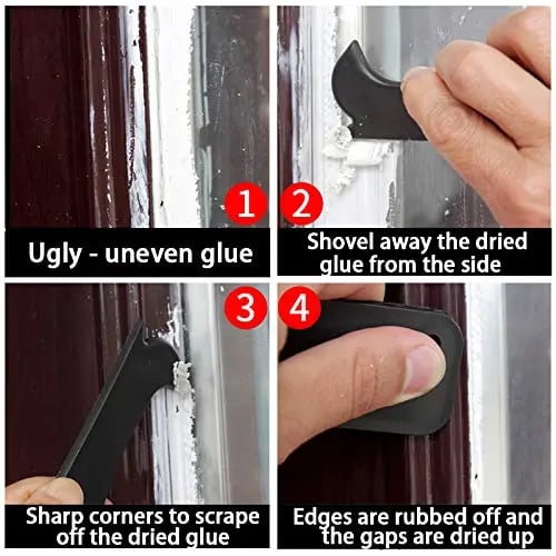 ToolTidy | 11-Piece Silicone Caulking & 3-in-1 Grout Removal Tool Set