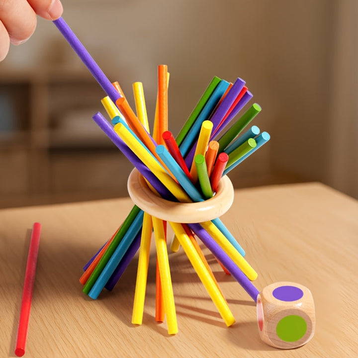 SmartStick | Three-in-One Wooden Stick Game
