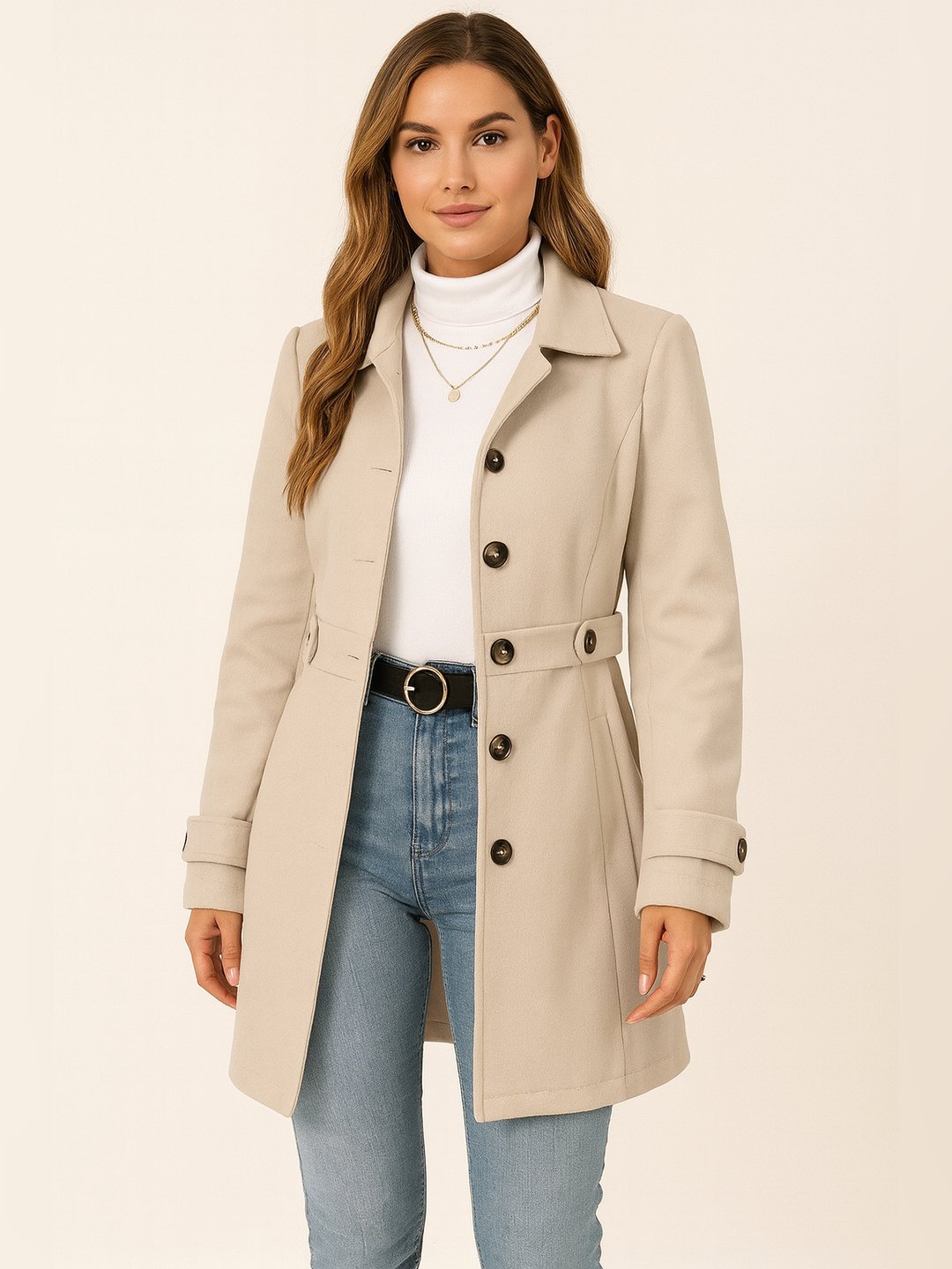 Rosalinda | Trench ceinturé ajusté