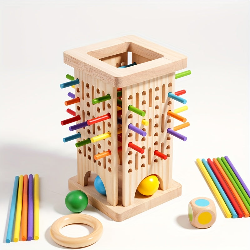 SmartStick | Three-in-One Wooden Stick Game