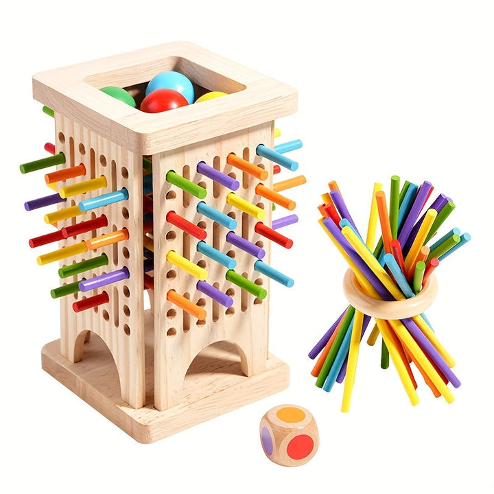 SmartStick | Three-in-One Wooden Stick Game
