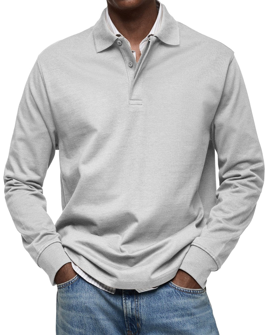 Grant | Polo luxe manches longues