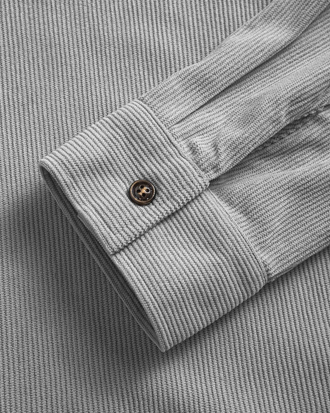 Indigo | Chemise texturée côtelée